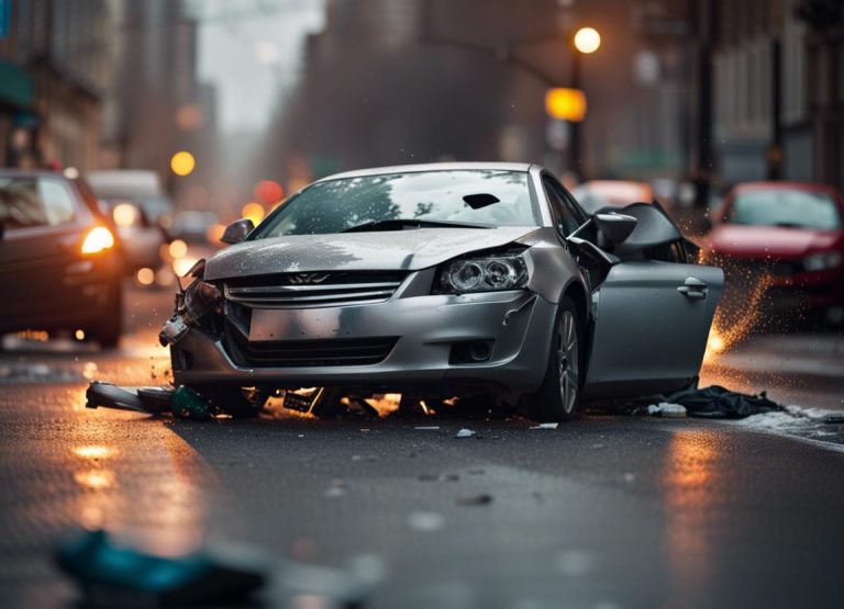 Terrifying Crash on Highway 180: Station Wagon and Sedan Collide, Leading to Injuries on Highway 180