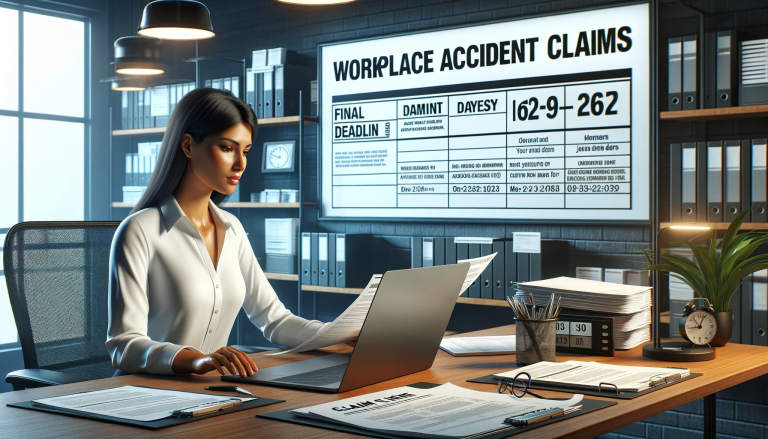 What are the deadlines for filing a claim for a work accident?