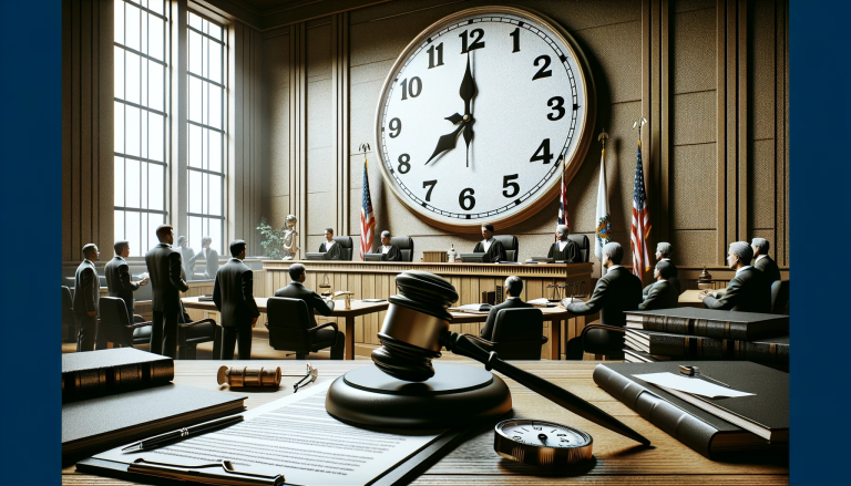 How long does it take for a traffic accident trial to start?