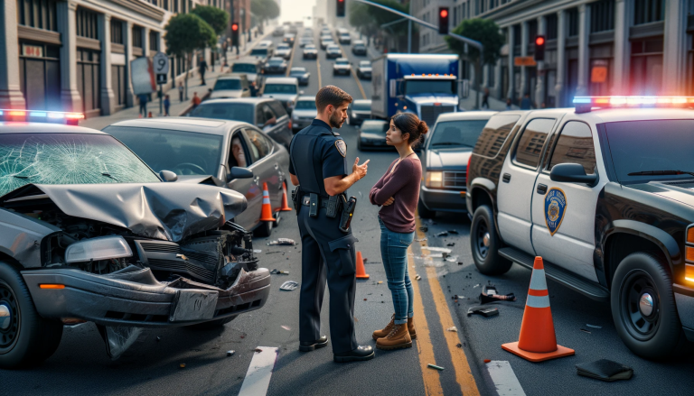 What happens if you are at fault in a car accident in California?